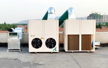 空气源热泵热风机在烧烤行业应用案例